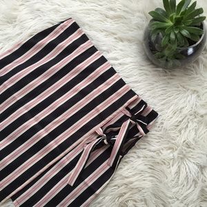 3/$15 SALE!  Stripe Skirt with Side Tie